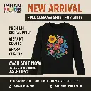 Full Sleeves Black Shirts for Girls Custom Designs